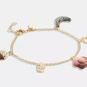 Coach Gold Bracelet Charms